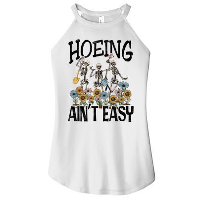 Garden Hoeing AinT Easy Women’s Perfect Tri Rocker Tank