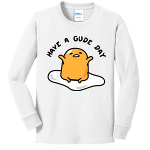 Gudetama Have A Gude Day Good Day Kids Long Sleeve Shirt