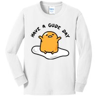 Gudetama Have A Gude Day Good Day Kids Long Sleeve Shirt