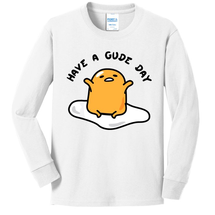 Gudetama Have A Gude Day Good Day Kids Long Sleeve Shirt