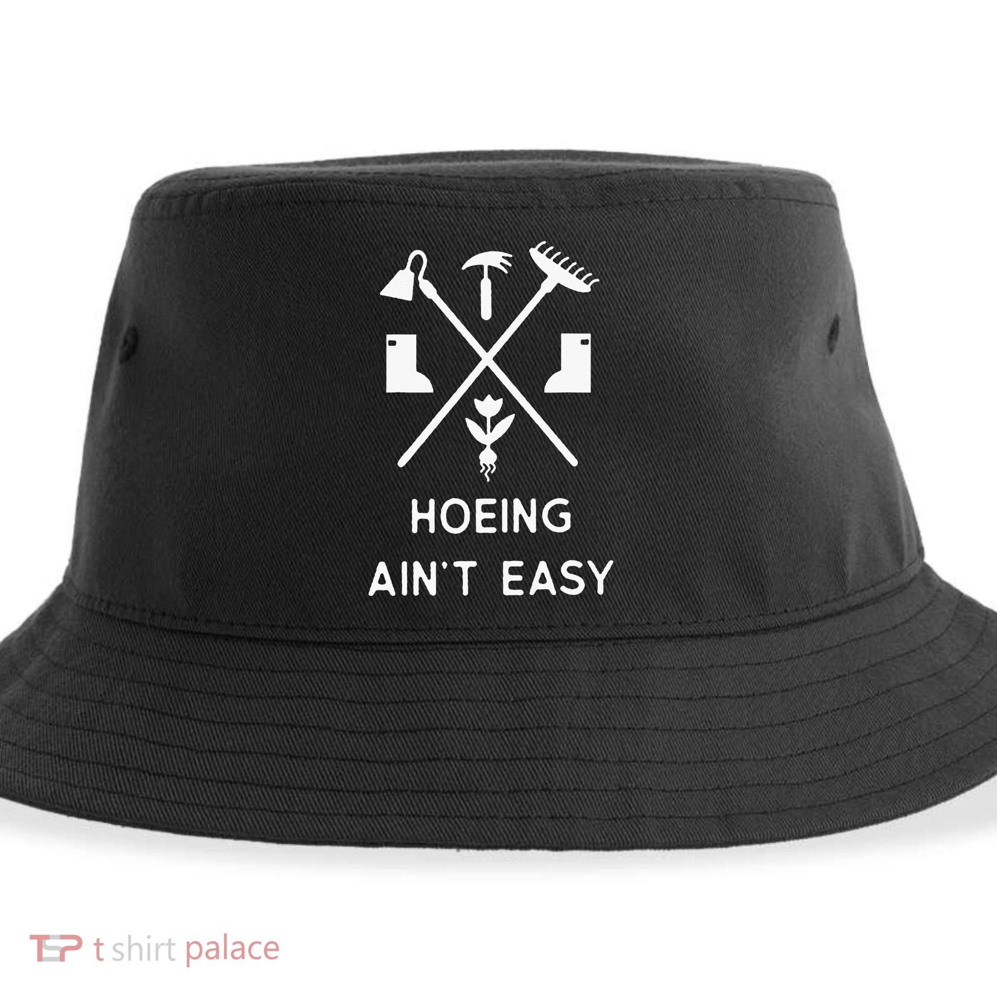 Garden Hoeing Ain't Easy Sustainable Bucket Hat