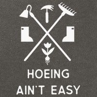 Garden Hoeing Ain't Easy Cotton Canvas Backpack