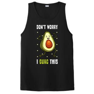 Guacamole Happy Avocado Guac Vegetarian Mexican Food PosiCharge Competitor Tank