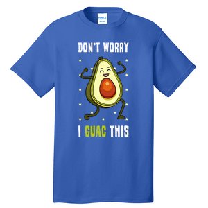 Guacamole Happy Avocado Guac Vegetarian Mexican Food Tall T-Shirt