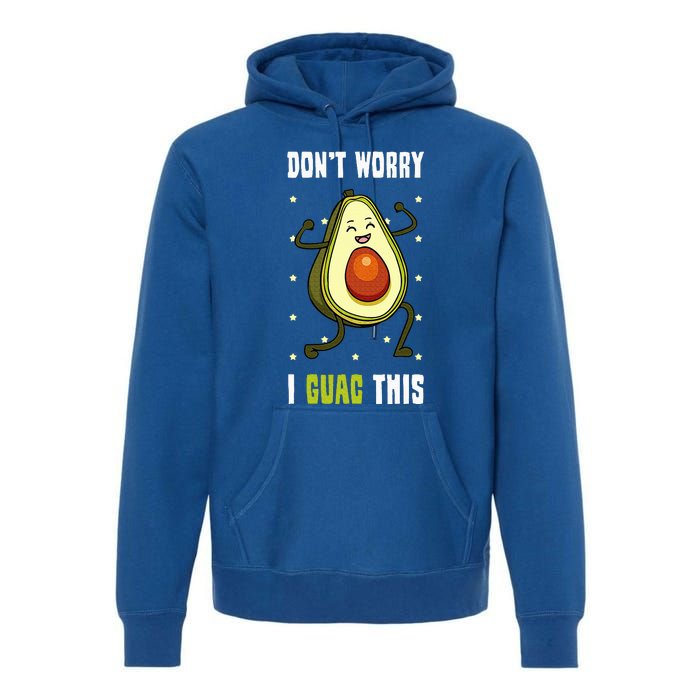 Guacamole Happy Avocado Guac Vegetarian Mexican Food Premium Hoodie