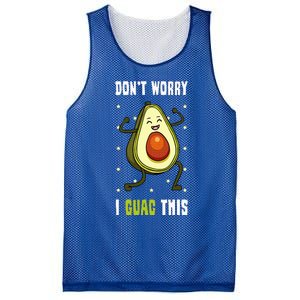 Guacamole Happy Avocado Guac Vegetarian Mexican Food Mesh Reversible Basketball Jersey Tank