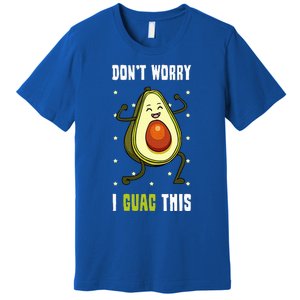 Guacamole Happy Avocado Guac Vegetarian Mexican Food Premium T-Shirt