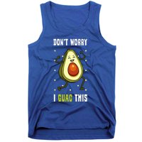 Guacamole Happy Avocado Guac Vegetarian Mexican Food Tank Top