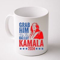 Grab Him By The Ballot Kamala 2024 Coffee Mug