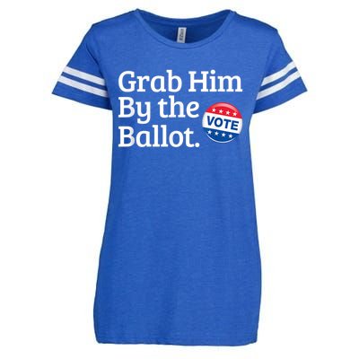 Grab Him By The Ballot Vote For Women s Rights Enza Ladies Jersey Football T-Shirt