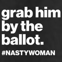 Grab Him By The Ballot #Nastywoman Trucker Hat