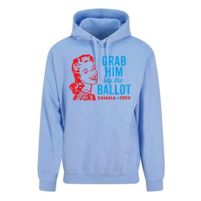 Grab Him By The Ballot Kamala 2024 Funny Harris Election Unisex Surf Hoodie