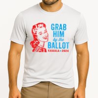 Grab Him By The Ballot Kamala 2024 Funny Harris Election Cooling Performance Crew T-Shirt