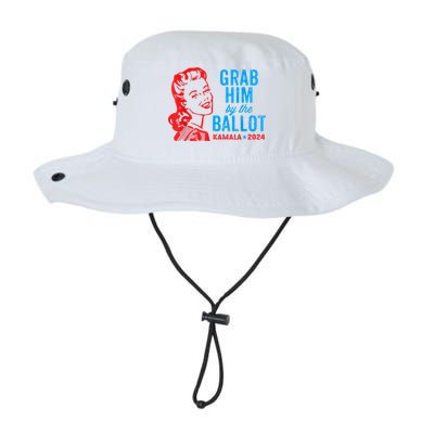 Grab Him By The Ballot Kamala 2024 Funny Harris Election Bucket Hat