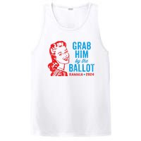 Grab Him By The Ballot Kamala 2024 Funny Harris Election PosiCharge Competitor Tank