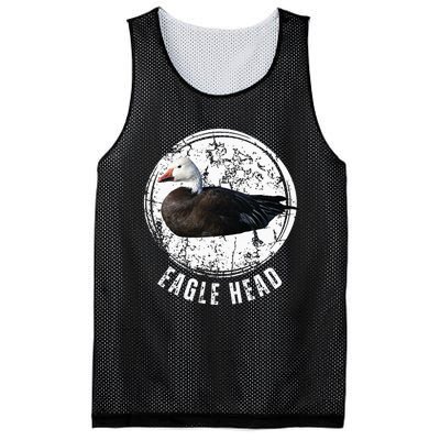 Goose Hunting Blue Goose Eagle Head Mesh Reversible Basketball Jersey Tank