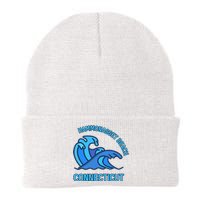 Graphic Hammonasset Beach Connecticut Pocket Wave Souvenir Knit Cap Winter Beanie