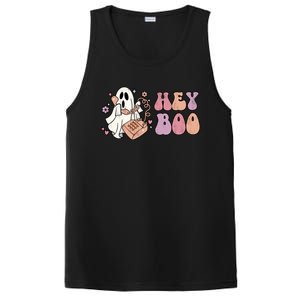 Groovy Hey Boo Cute Ghost Funny Halloween Gift PosiCharge Competitor Tank