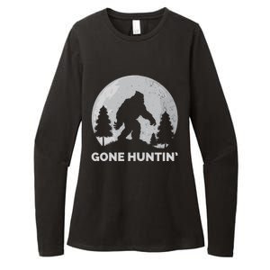 Gone Hunting Bigfoot Real Bigfoot Sasquatch Gift Womens CVC Long Sleeve Shirt