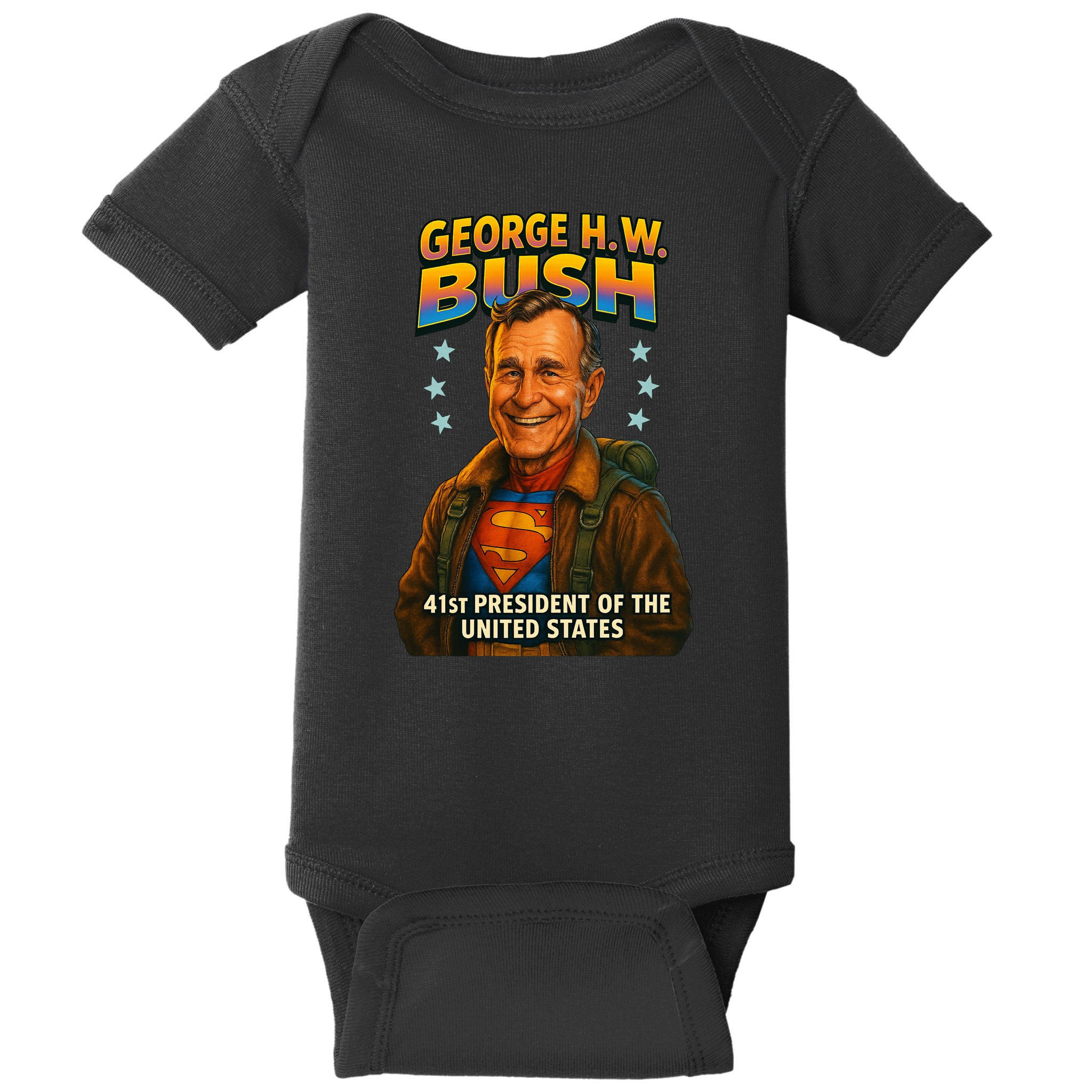 George H.W. Bush The Presidential Chronicles Baby Bodysuit