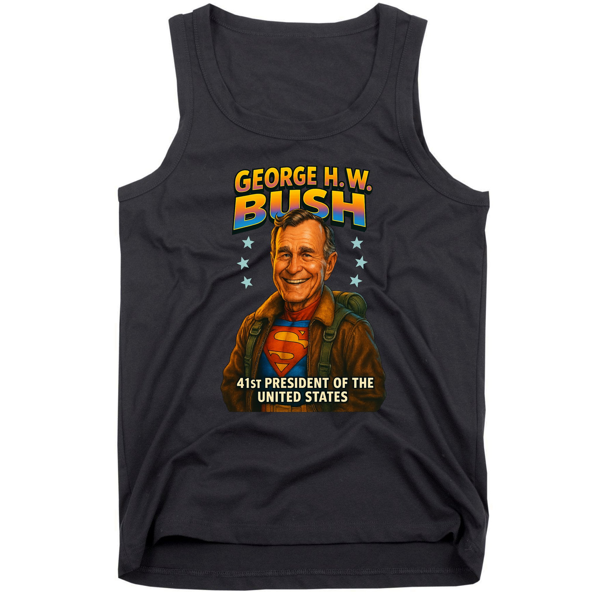 George H.W. Bush The Presidential Chronicles Tank Top