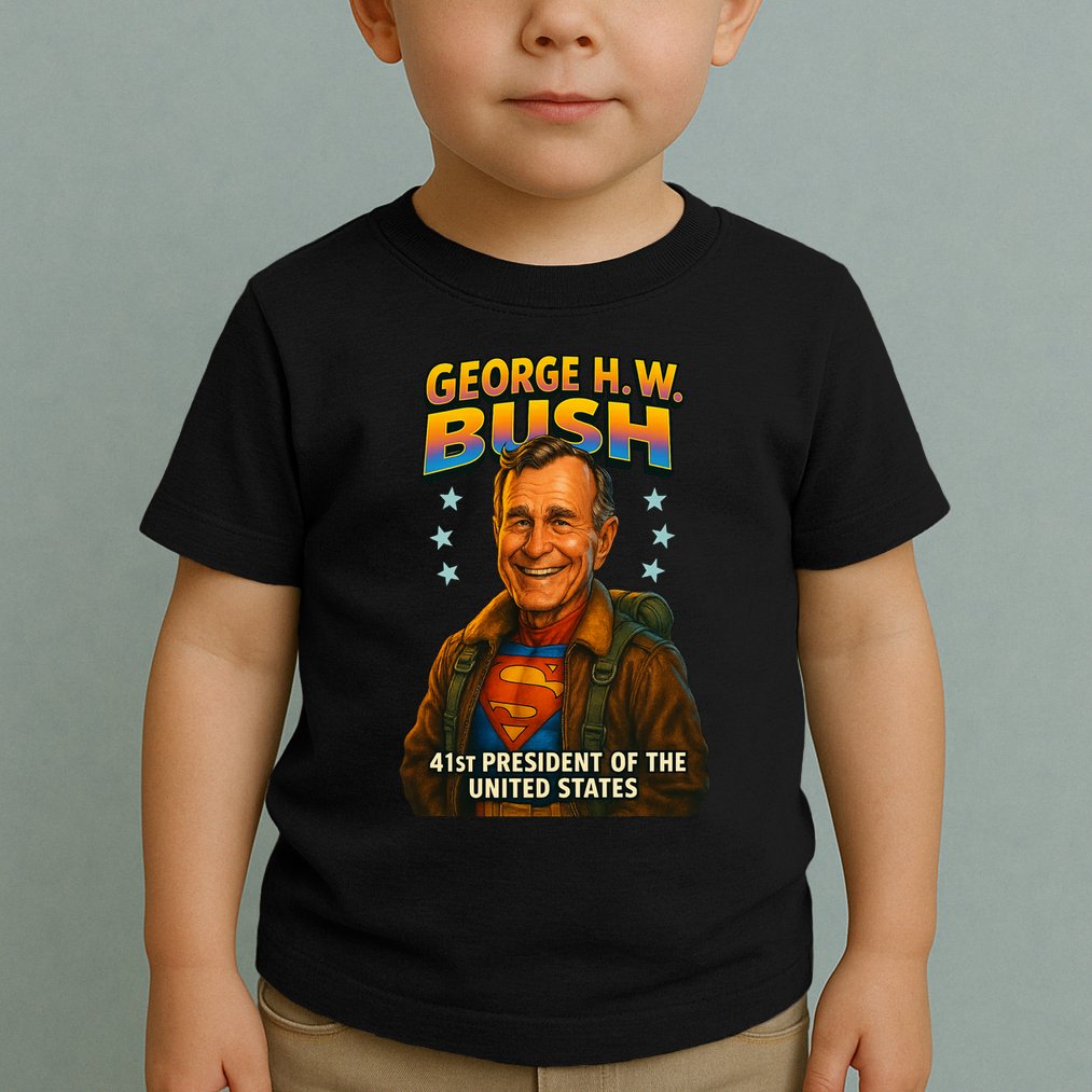 George H.W. Bush The Presidential Chronicles Toddler T-Shirt