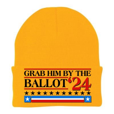 Grab Him By The Ballot 2024 Knit Cap Winter Beanie