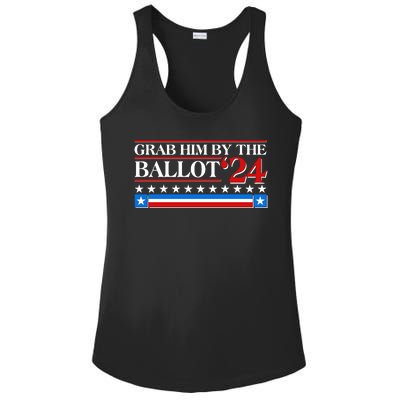 Grab Him By The Ballot 2024 Ladies PosiCharge Competitor Racerback Tank