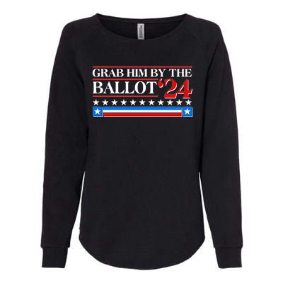 Grab Him By The Ballot 2024 Womens California Wash Sweatshirt