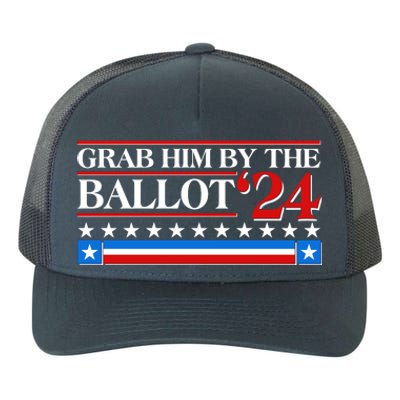 Grab Him By The Ballot 2024 Yupoong Adult 5-Panel Trucker Hat