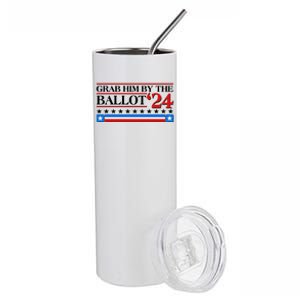 Grab Him By The Ballot 2024 Stainless Steel Tumbler