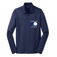 Go Home Balloon You're Drunk Funny Chinese Spy Balloon Silk Touch Performance Long Sleeve Polo