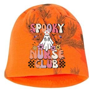 Groovy Halloween Boo Crew School Nurse Halloween Boo Crew Gift Kati - Camo Knit Beanie