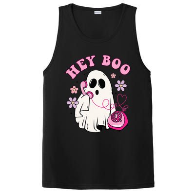 Groovy Hey Boo Cute Ghost Funny Halloween Girls Kids PosiCharge Competitor Tank