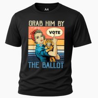 Grab Him By The Ballot Funny Election Vote Cooling Performance Crew T-Shirt