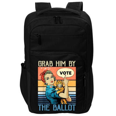 Grab Him By The Ballot Funny Election Vote Impact Tech Backpack