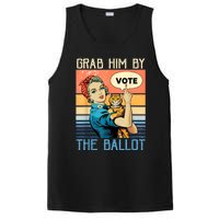 Grab Him By The Ballot Funny Election Vote PosiCharge Competitor Tank