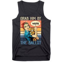 Grab Him By The Ballot Funny Election Vote Tank Top