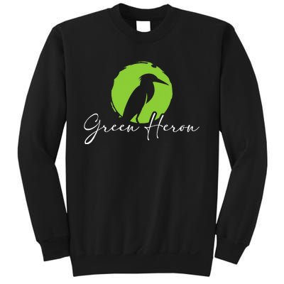 Green Heron Bird Watching Birder Bird Watcher Sweatshirt