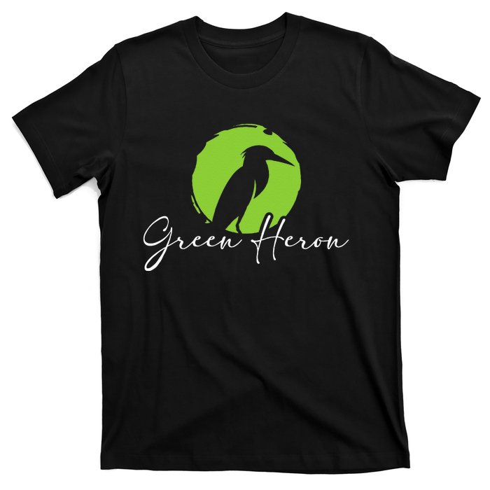 Green Heron Bird Watching Birder Bird Watcher T-Shirt