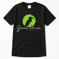 Green Heron Bird Watching Birder Bird Watcher Tall T-Shirt