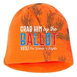 Grab Him By The Ballot Vote For Womens Rights Kati - Camo Knit Beanie