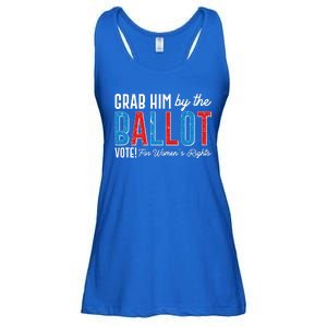 Grab Him By The Ballot Vote For Womens Rights Ladies Essential Flowy Tank