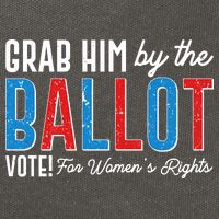 Grab Him By The Ballot Vote For Womens Rights Cotton Canvas Backpack