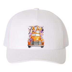 Gnome Halloween Boo Truck Yupoong Adult 5-Panel Trucker Hat