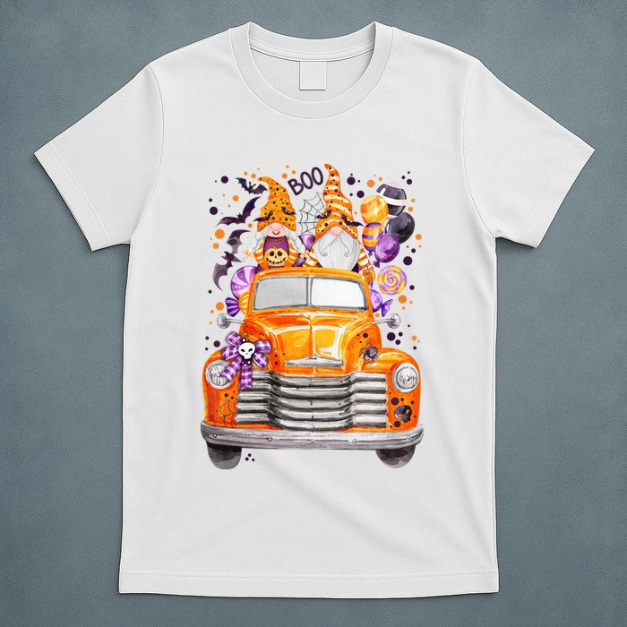 Gnome Halloween Boo Truck T-Shirt