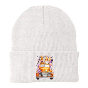 Gnome Halloween Boo Truck Knit Cap Winter Beanie