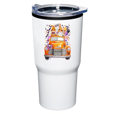 Gnome Halloween Boo Truck Tumbler