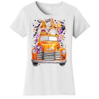 Gnome Halloween Boo Truck Women's T-Shirt