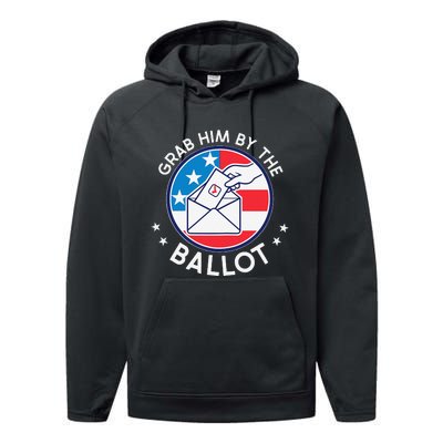 Grab Him By The Ballot Performance Fleece Hoodie